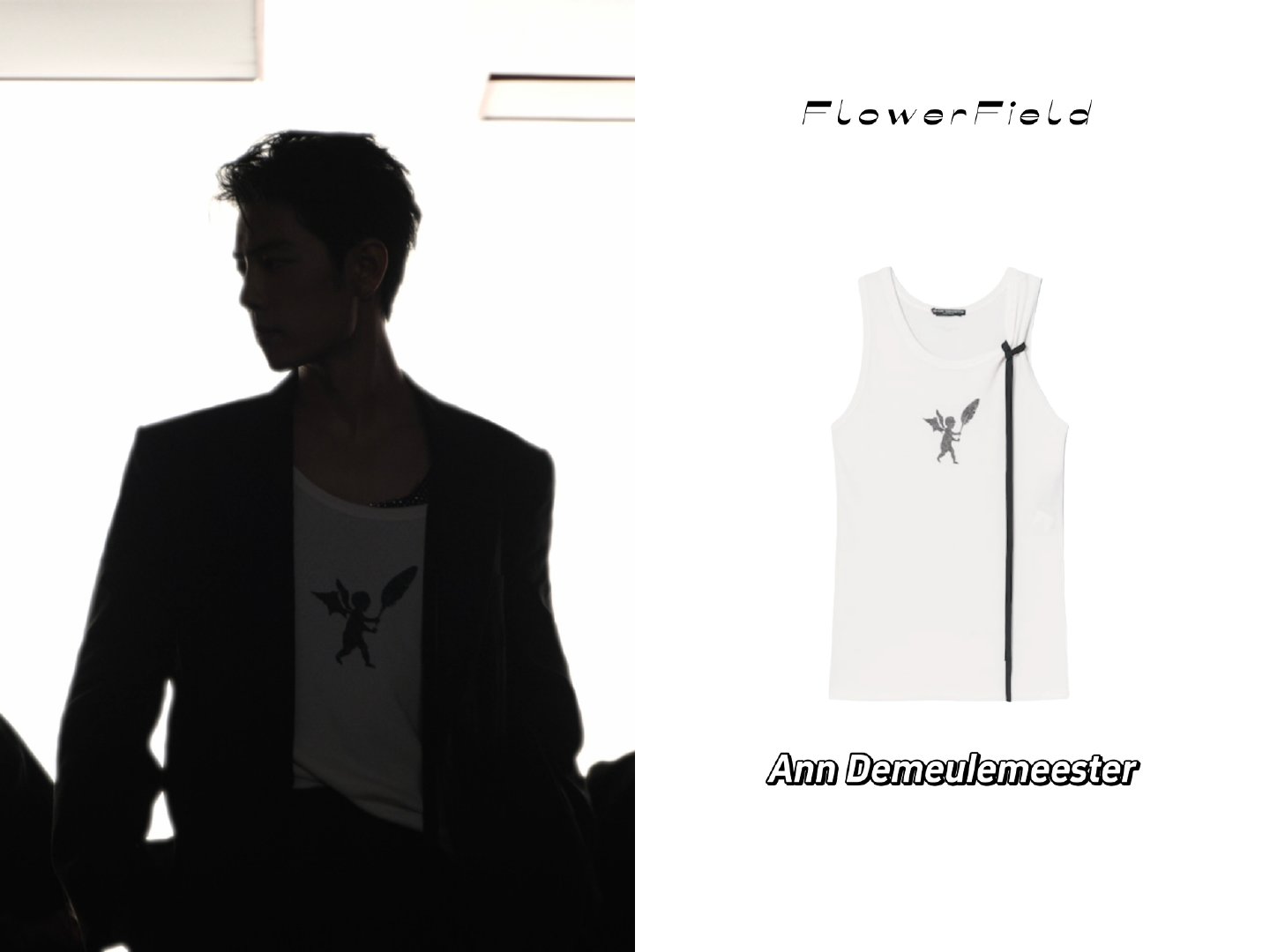 #肖战同款穿搭# 

20260923
肖战全新EP《异想天开》预告穿搭

上衣｜Ann Demeulemeester 天使印花背心
眼镜｜GENTLE MONSTER Joze方形眼镜

Photo by

#肖战全新EP异想天开##肖战真闷声干大事# ​