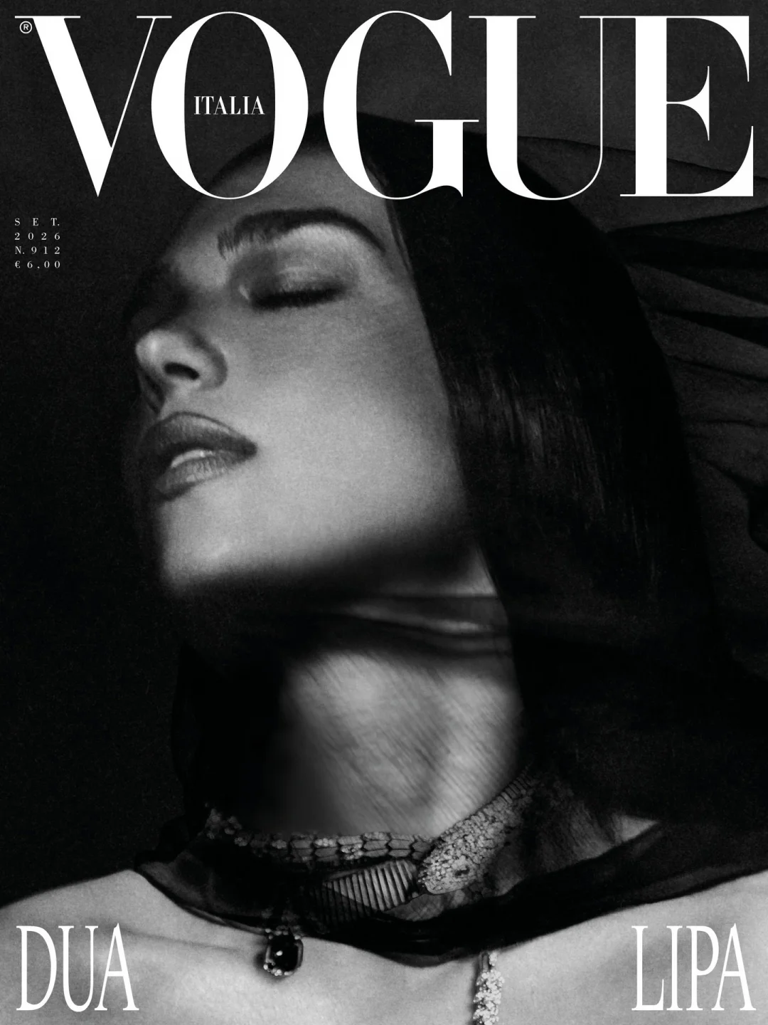 Dua Lipa 坐镇意大利版VOGUE 金九刊