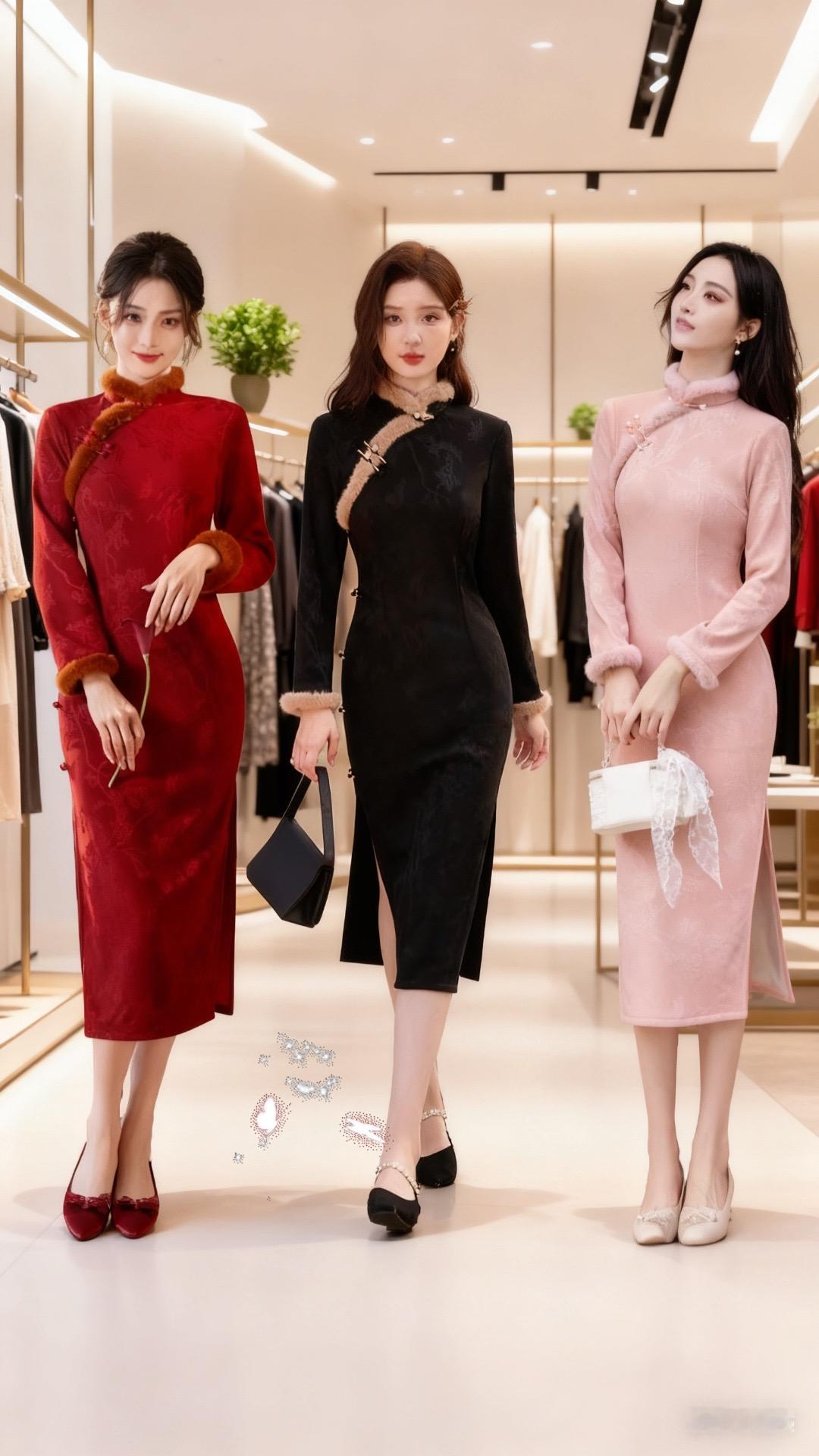 <p>旗袍美人 优雅气质 街拍小姐姐穿搭秀 高级穿搭 古典美 <!--...