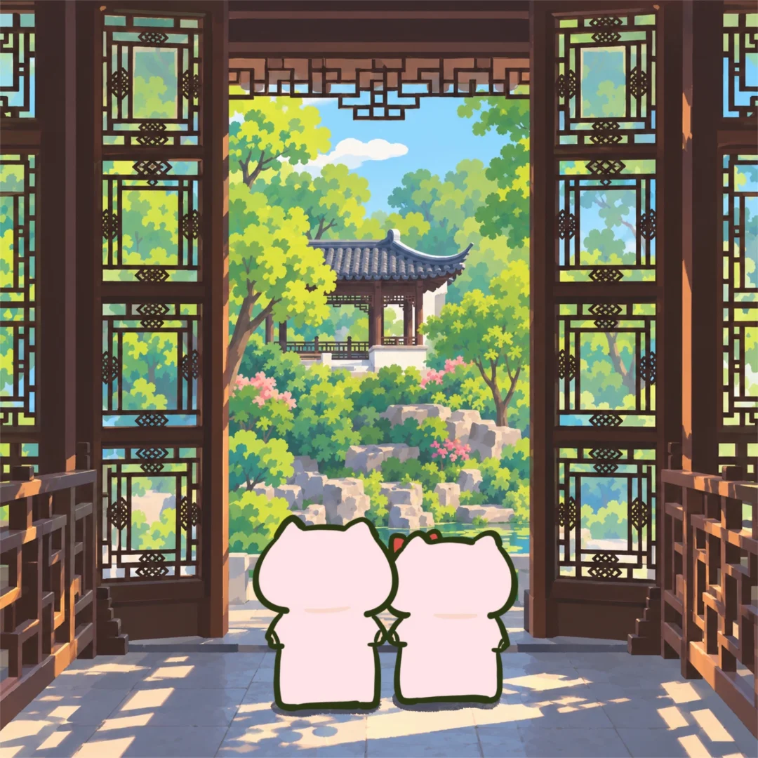 今天​好像​看懂了​一点点苏州​园林