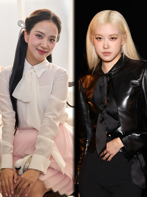 Blackpink成员同时亮相巴黎时装周，太权威了