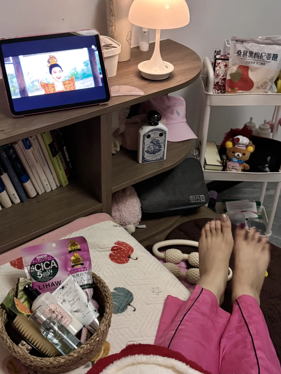 洗完澡噜～好幸福^^