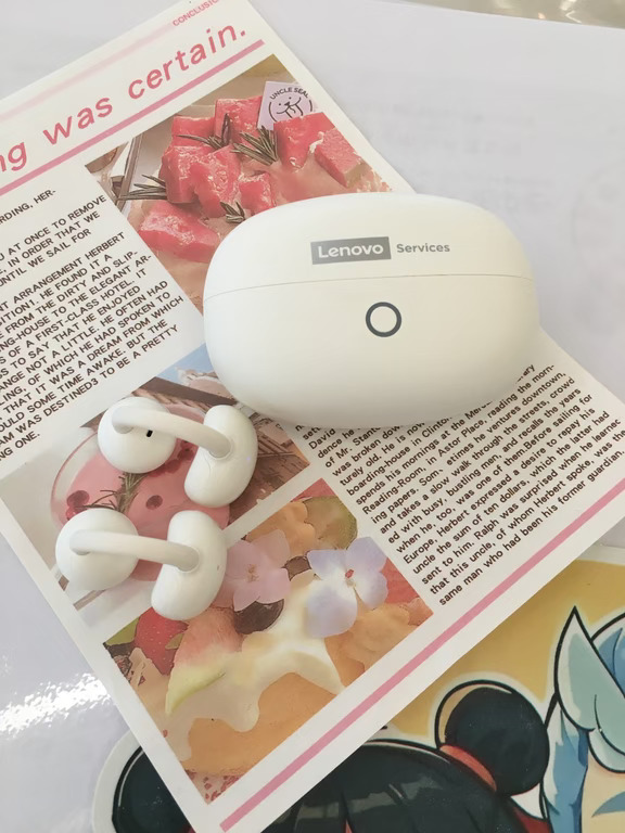 联想RS108耳夹耳机｜平价开放式耳机挖到宝✨