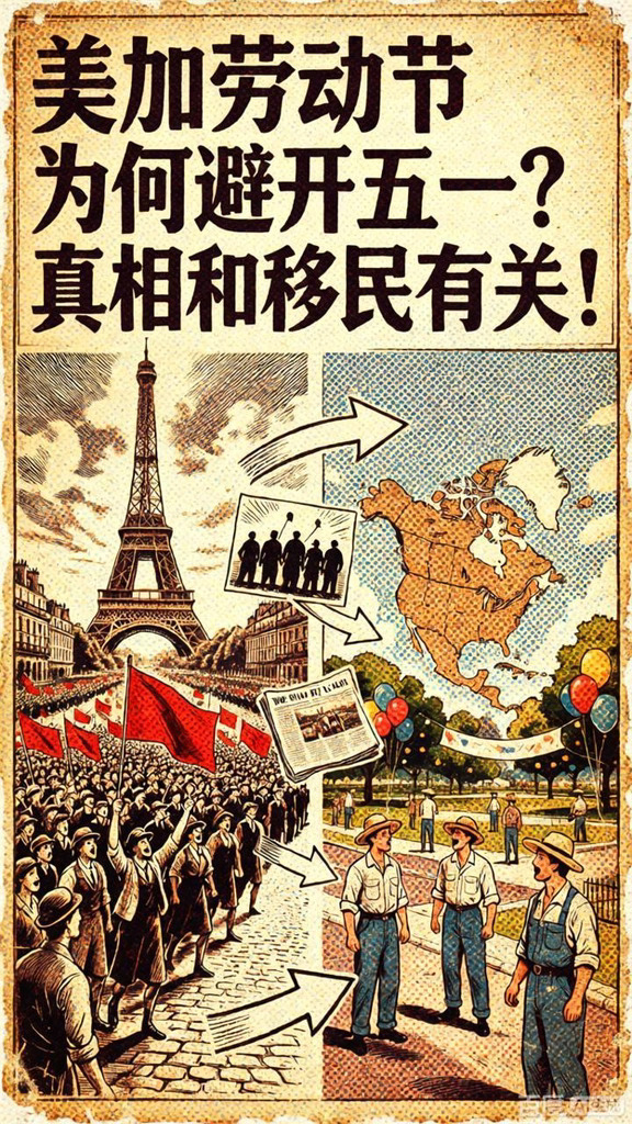美加劳动节为何避开五一？真相和移民有关！