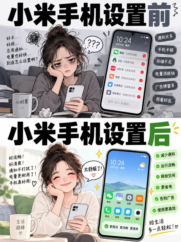 小米手机怎么设置更好用？这篇直接抄作业！