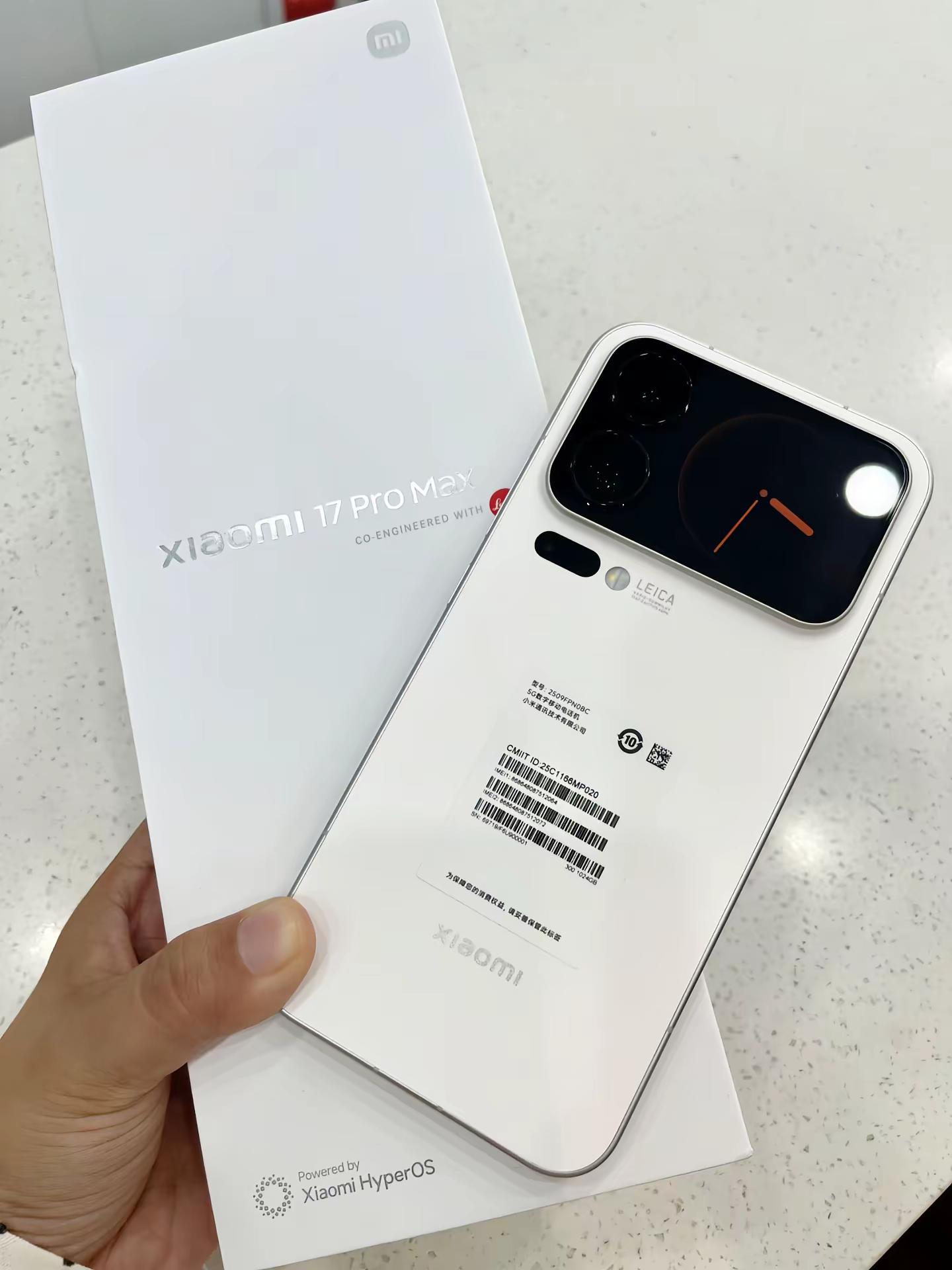 一旦有了想法，美丽的废物就会出现在手上#小米17promax #