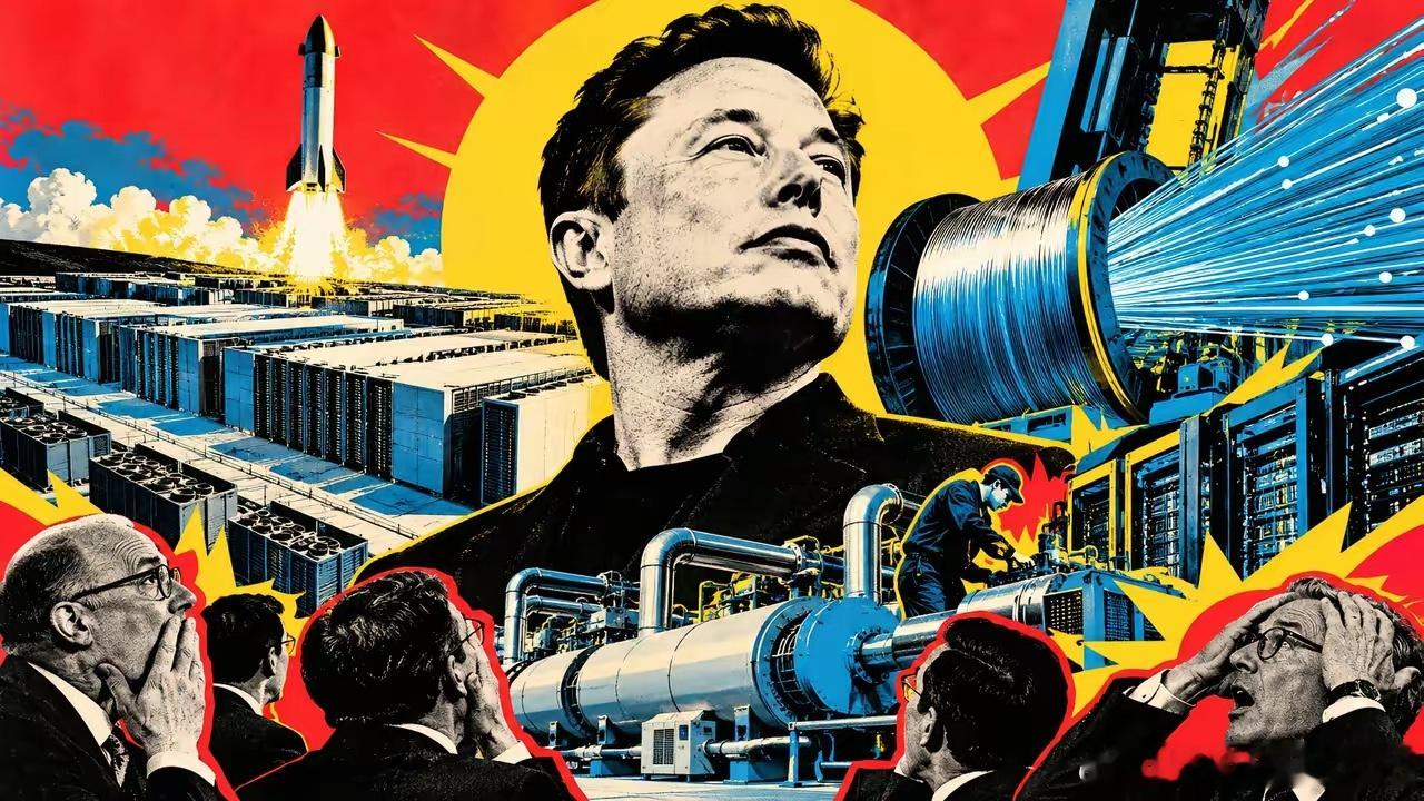 最新渠道消息透露，SpaceX 已经在筹划自建“光纤”拉丝产能。
​原本以为能吃饱 AI 泼天富贵的康宁、长飞、亨通等光通信大厂突然发现，自己最大的超级大客户，正在琢磨着怎么把供应商给“平替”了。
​这事放在马斯克那个惊世骇俗的 20GW 算力宏图里看，逻辑顺得可怕。
​根据流出的数据细节，SpaceX  ​