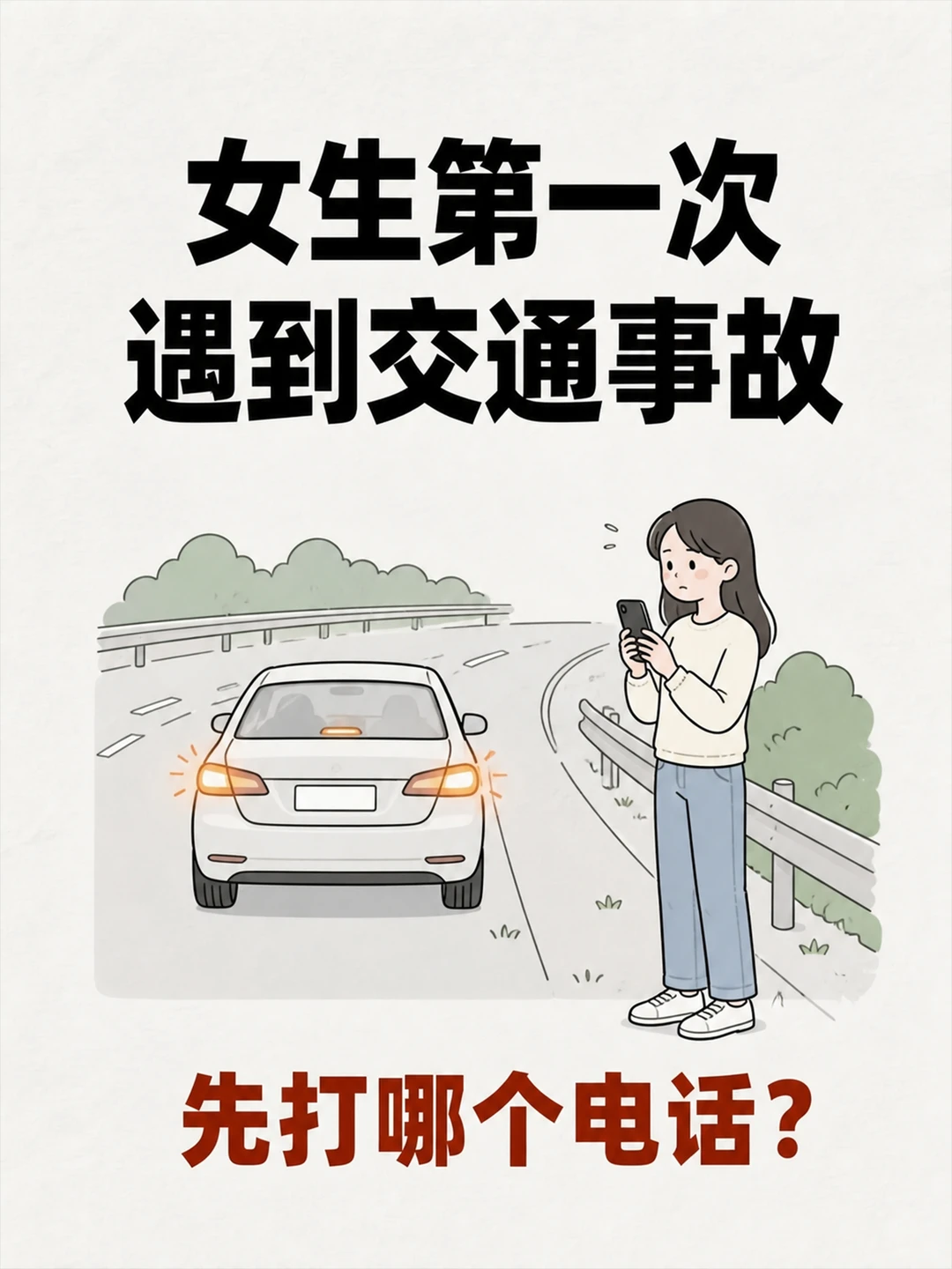 开车遇到事故别慌，照着这套流程做
