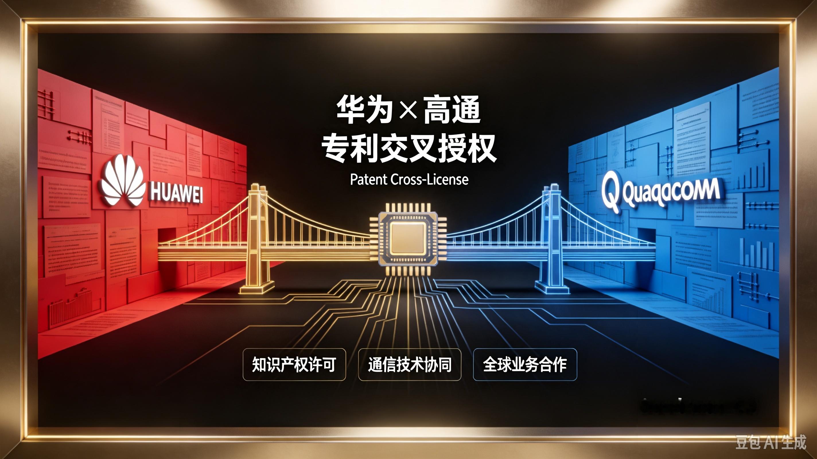 #做早饭时想# 【高通为什么要买华为的专利？】

华为和高通公司同时官宣，双方互相授权对方使用各自专利组合，覆盖5G、计算、AI、网络领域；同时高通将收购华为在计算、AI、网络方向的部分美国专利。

这个新闻引起了很大的反响，以前华为和高通也有过专利相互授权的协议，就是双方的专利，都授权对方 ​