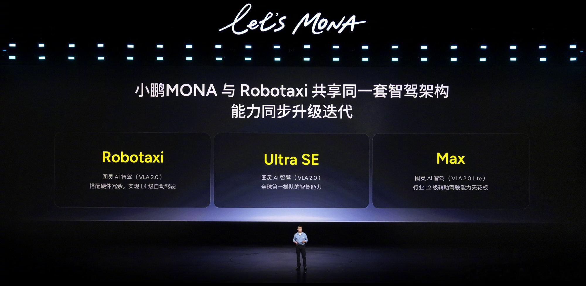 #小鹏MONAL05价格炸裂#
悬念终于落地，小鹏MONA L05限时权益价13.98万起，看完发布会，第一感受：这个定价确实冲击力很强。很多大五座SUV一直逃不开一个难题——好看的造型往往要牺牲车内空间，而MONA L05试图把二者兼顾。
 
外观交由前法拉利外造型负责人胡安马·洛佩兹带队设计，0.6黄金轴长比、高腰侧颜，低趴动感的雕塑感，同时做到87%的超高得房率，不用在颜值和实用性之间二选一。

座舱配置也很有想法，AI主动贴合主驾搭配14点按摩零重力副驾，前排还可以放倒成床，配上17.3英寸护眼娱乐屏、20扬声器AI音响，午休、双人观影都能搞定，把座舱娱乐属性拉满。
 
真正的杀手锏，还是智能化。Ultra SE版本搭载图灵第二代VLA模型，1500TOPS算力，端侧模型参数、响应速度、极端场景安全性都有明显提升；AI小P升级Omni多模态模型，模糊导航搜索、复杂路线规划能力变强，也是小鹏智驾能力下放到十几万价位的一次尝试。动力提供纯电、超级增程两套方案，兼顾长续航和补能灵...