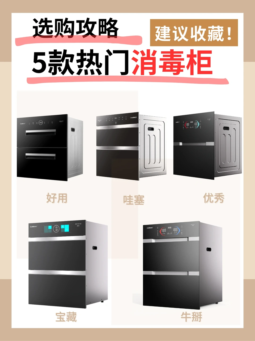 不要跟风❌一篇读懂消毒柜怎么买✅