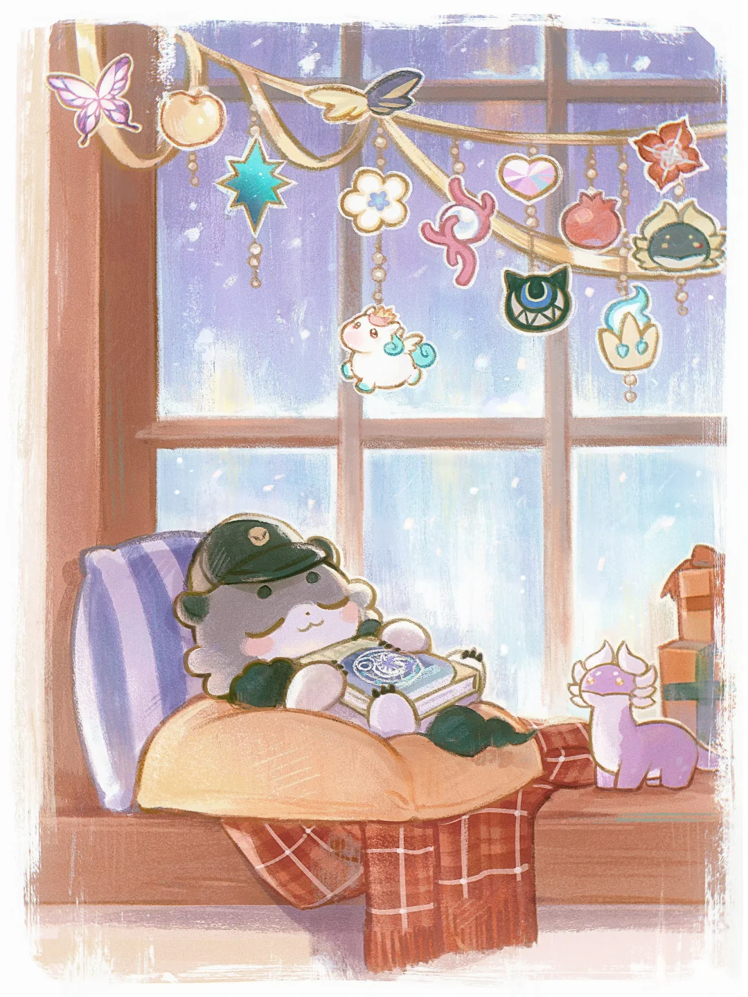 黄金裔的圣诞礼物，小灰美拉就这样幸福🎄