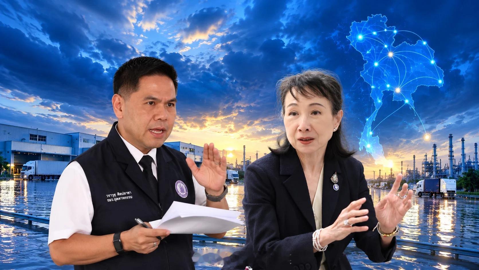 #泰国星暹新闻# 【洪灾席卷泰国55府4216家企业，损失超1.47亿泰铢】

2026年持续性洪灾持续冲击泰国实体经济，大范围积水淹没工业园区、厂房与物流通道，造成设备损毁、原材料报废、生产停滞、物流中断，不仅重创受灾企业，更引发上下游连锁反应，全国供应链、订单交付及出口贸易全面承压。泰国工业部 ​