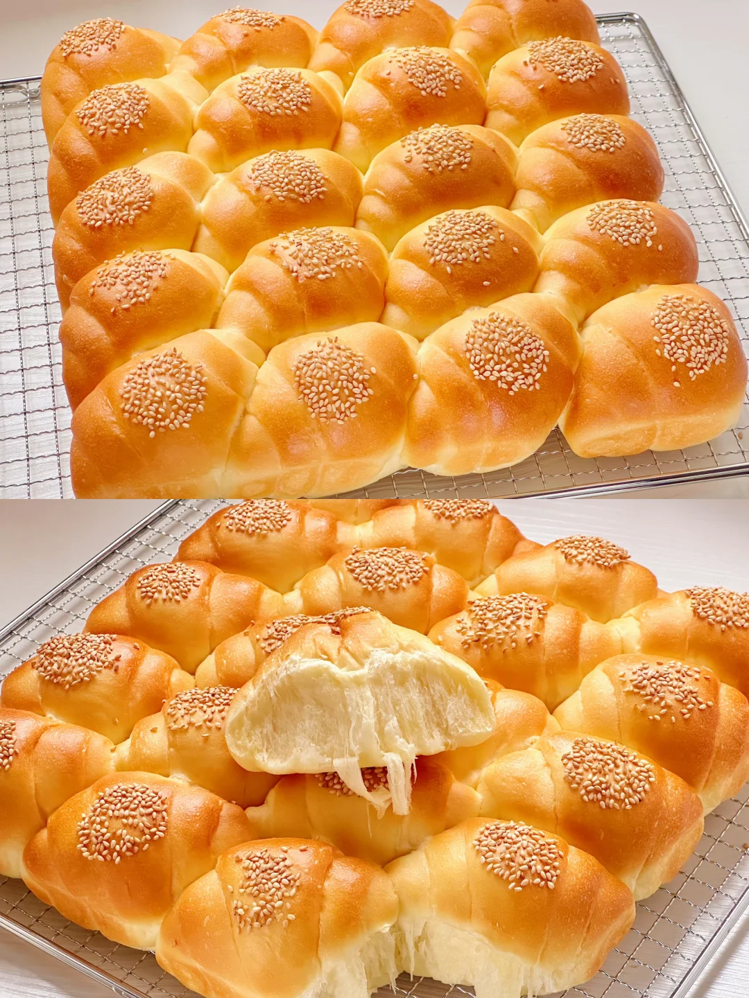 波兰种牛奶面包卷～放几天依旧松软的小面包！
