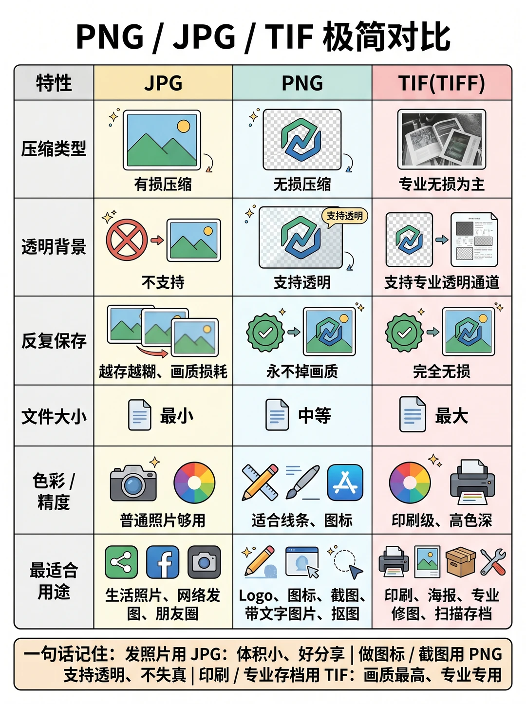 图片格式干货｜PNG/JPG/TIF 秒分清