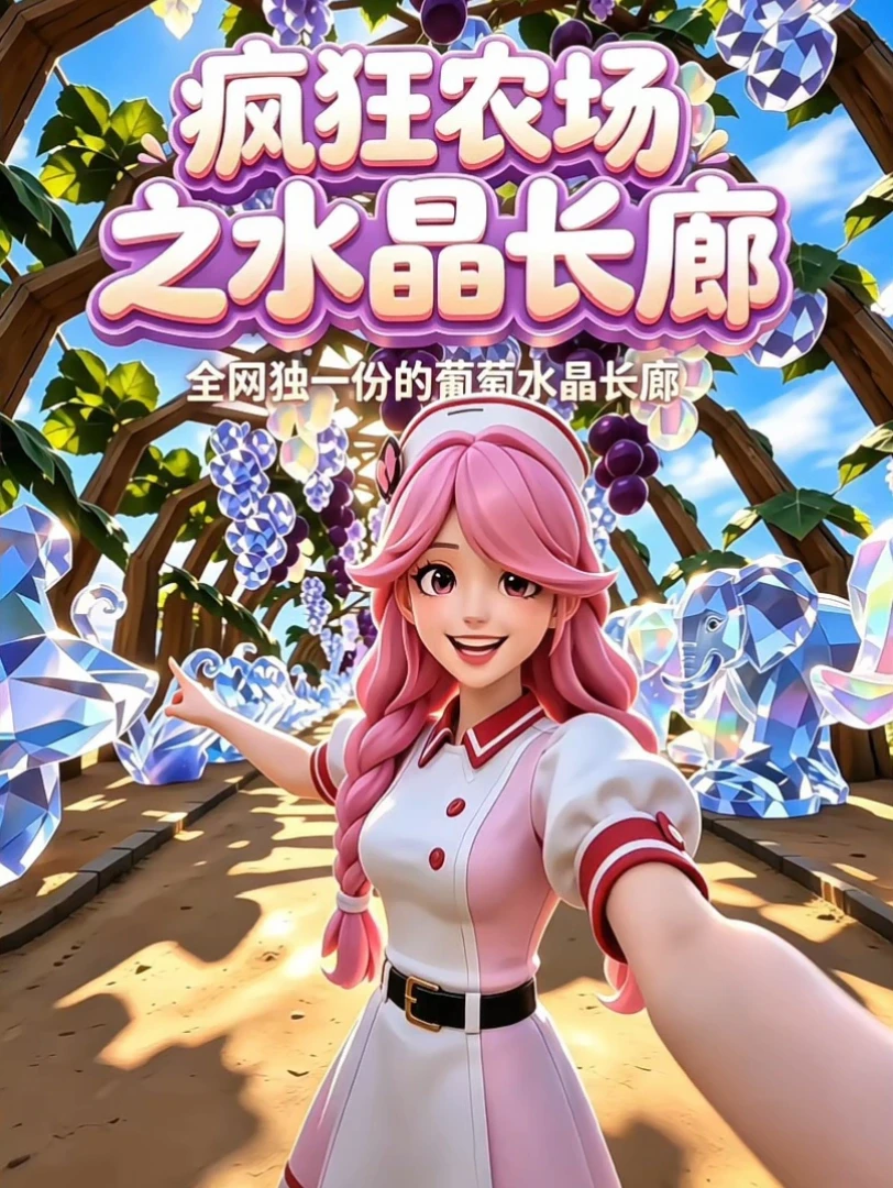 疯狂农场只最牛水晶长廊
