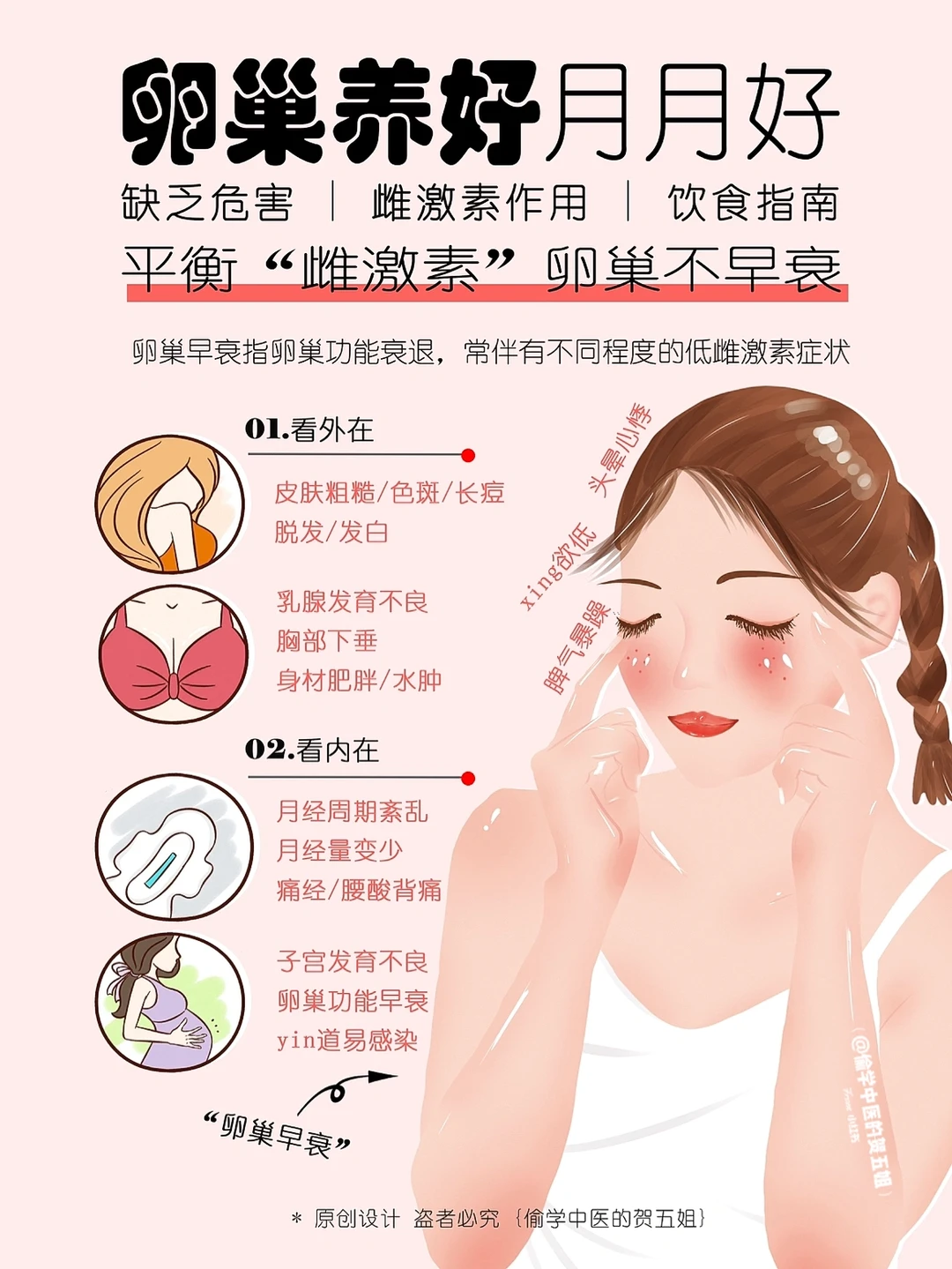 女人卵巢养好月月好 ‼️调经护巢内养攻略✅