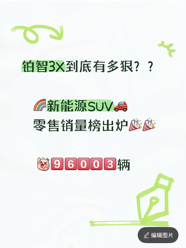 合资纯电SUV销冠实锤🔥铂智3X太能打