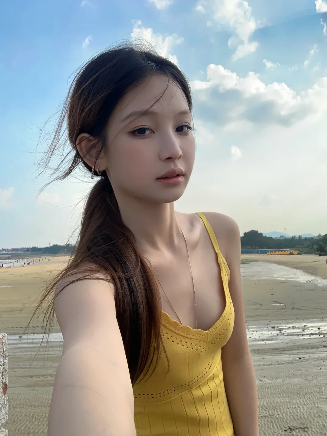 低马尾真是简单又貌美
