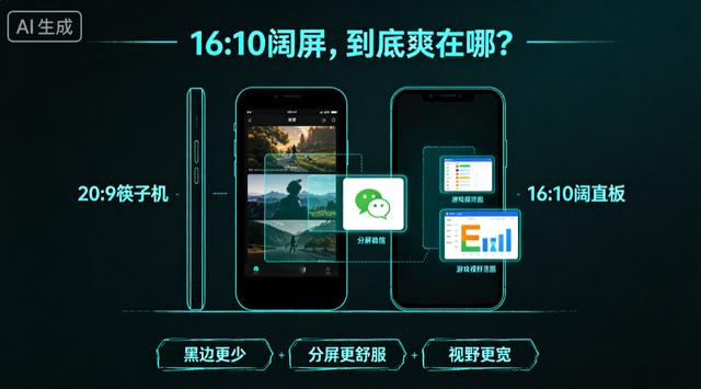 华为享界G9太敢玩！直板机塞进16:10，6000档的阔屏新尝试值不值？

手里的直板机，99%都是20:9细长条，单手刷抖音、回消息是顺手，但华为偏要把折叠屏展开的阔气，硬塞进直板机里。横向拉宽的屏幕，看视频黑边大幅收窄，老电影、综艺铺满屏，沉浸感直接拉满；处理文档、浏览网页，横向显示面积更大，一