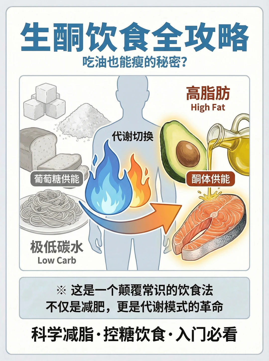 生酮全攻略：吃肉也能瘦？入坑前必看！