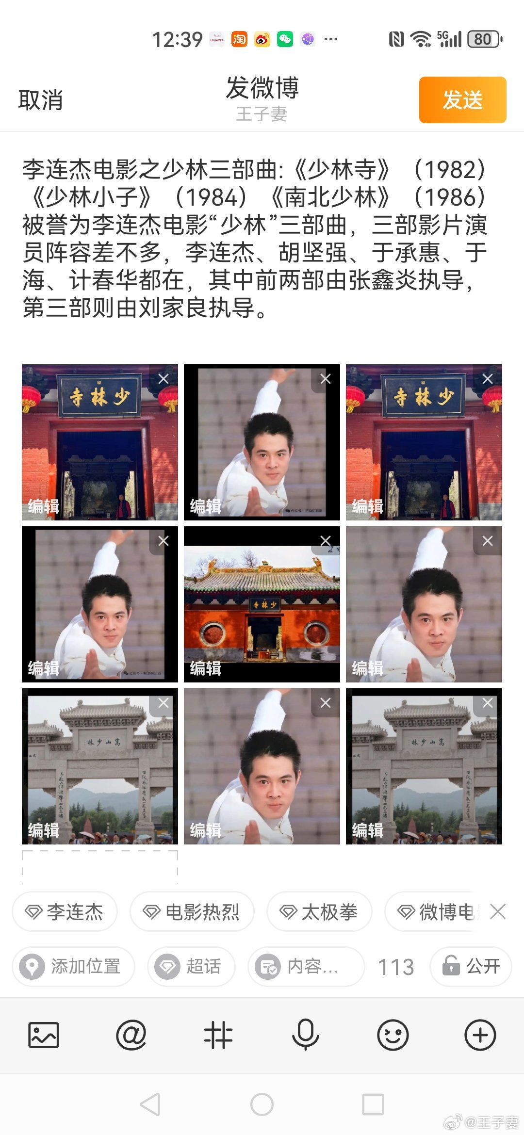 李连杰电影之少林三部曲:《少林寺》（1982）《少林小子》（1984）《南北少林》（1986）被誉为李连杰电影“少林”三部曲，三部影片演员阵容差不多，李连杰、胡坚强、于承惠、于海、计春华都在，其中前两部由张鑫炎执导，第三部则由刘家良执导。 ​