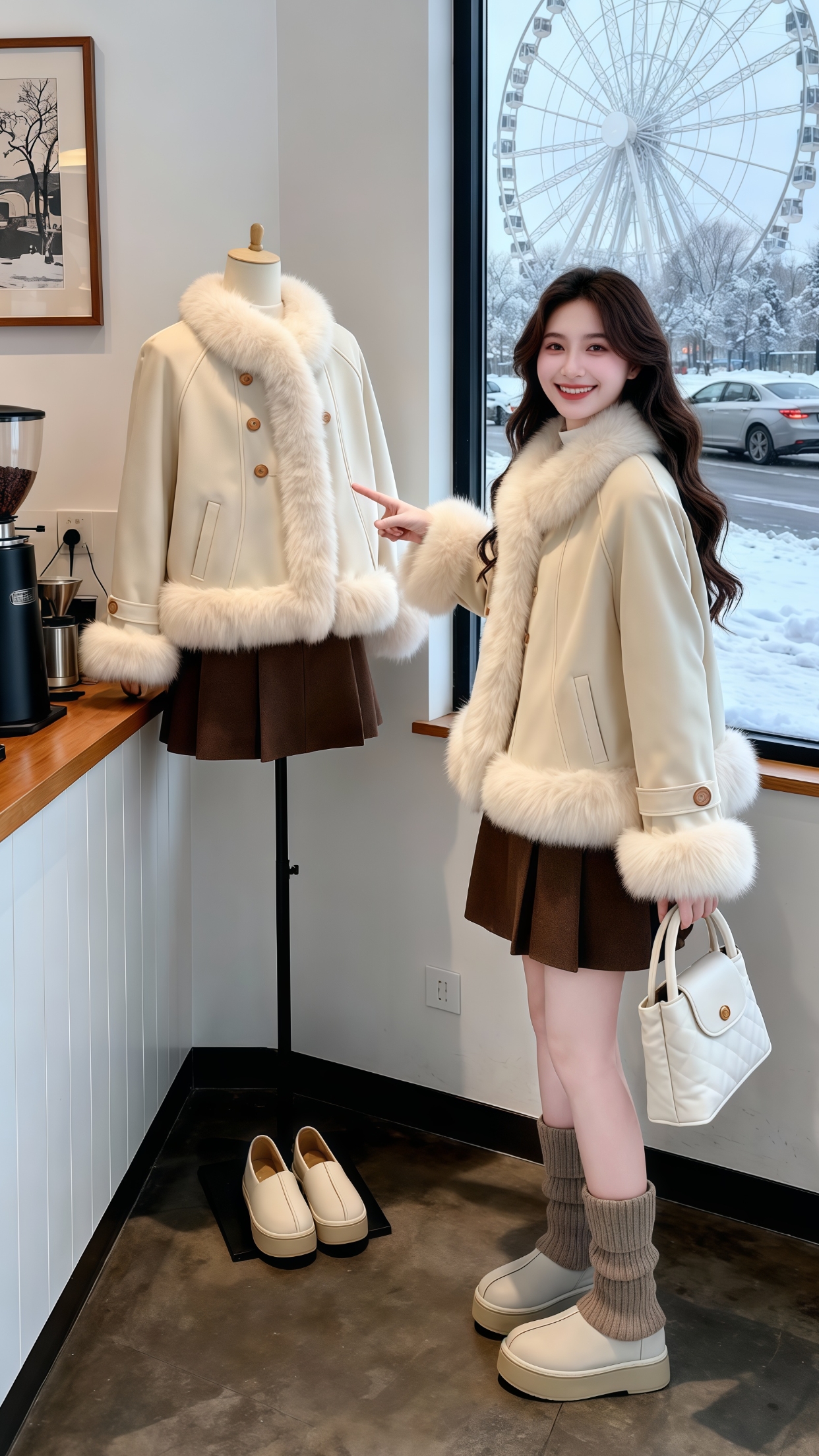 <p>气质女神穿搭 名媛气质 名媛风 毛茸茸 减龄气质 <!--{im...