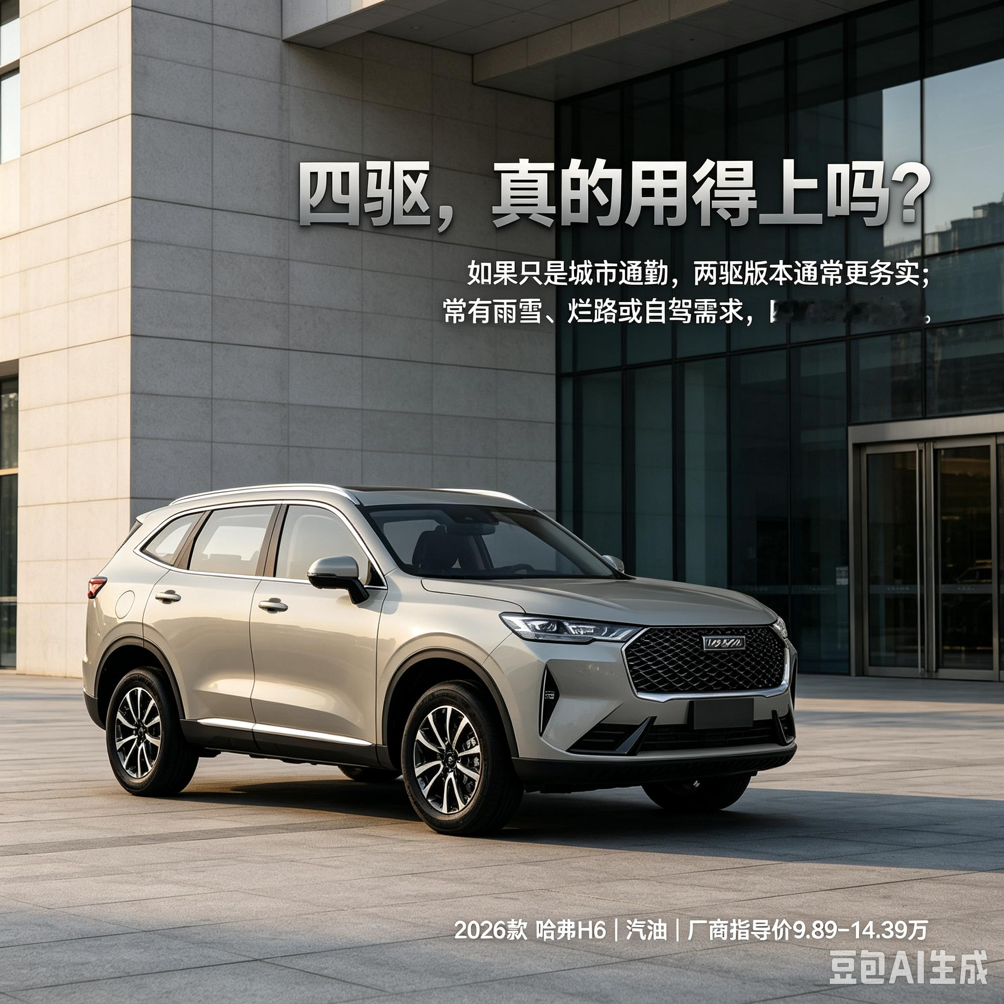 哈弗H6，两驱四驱版本怎么选！