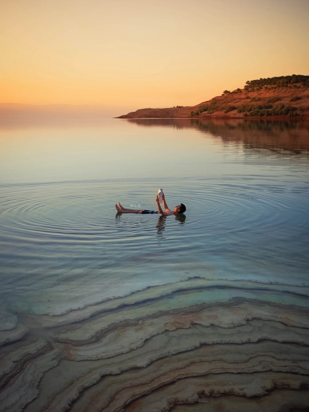 约旦死海丨我脱离了地心引力如同羽毛般漂浮