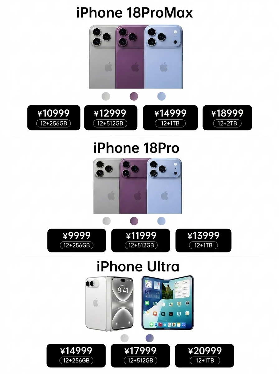 iPhone 18价格也太贵了