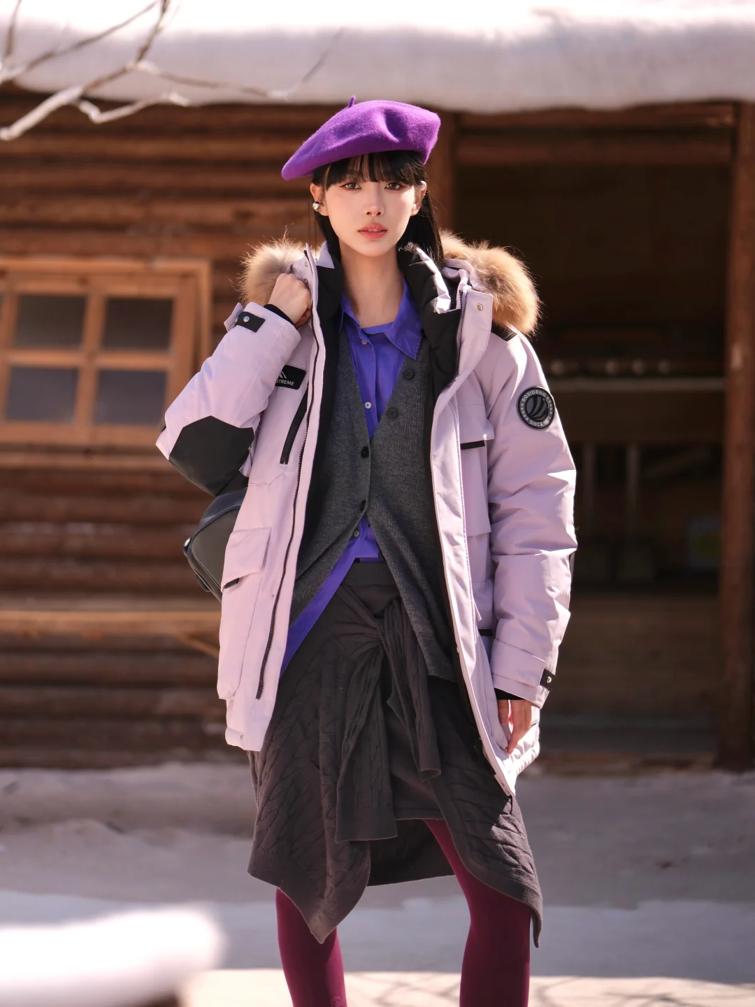 紫气东来，雪也温柔🫟