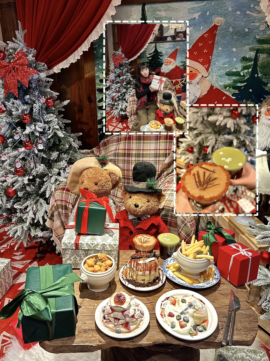 五店市惊现小熊圣诞楼🎄像掉进童话里*🛷°☆