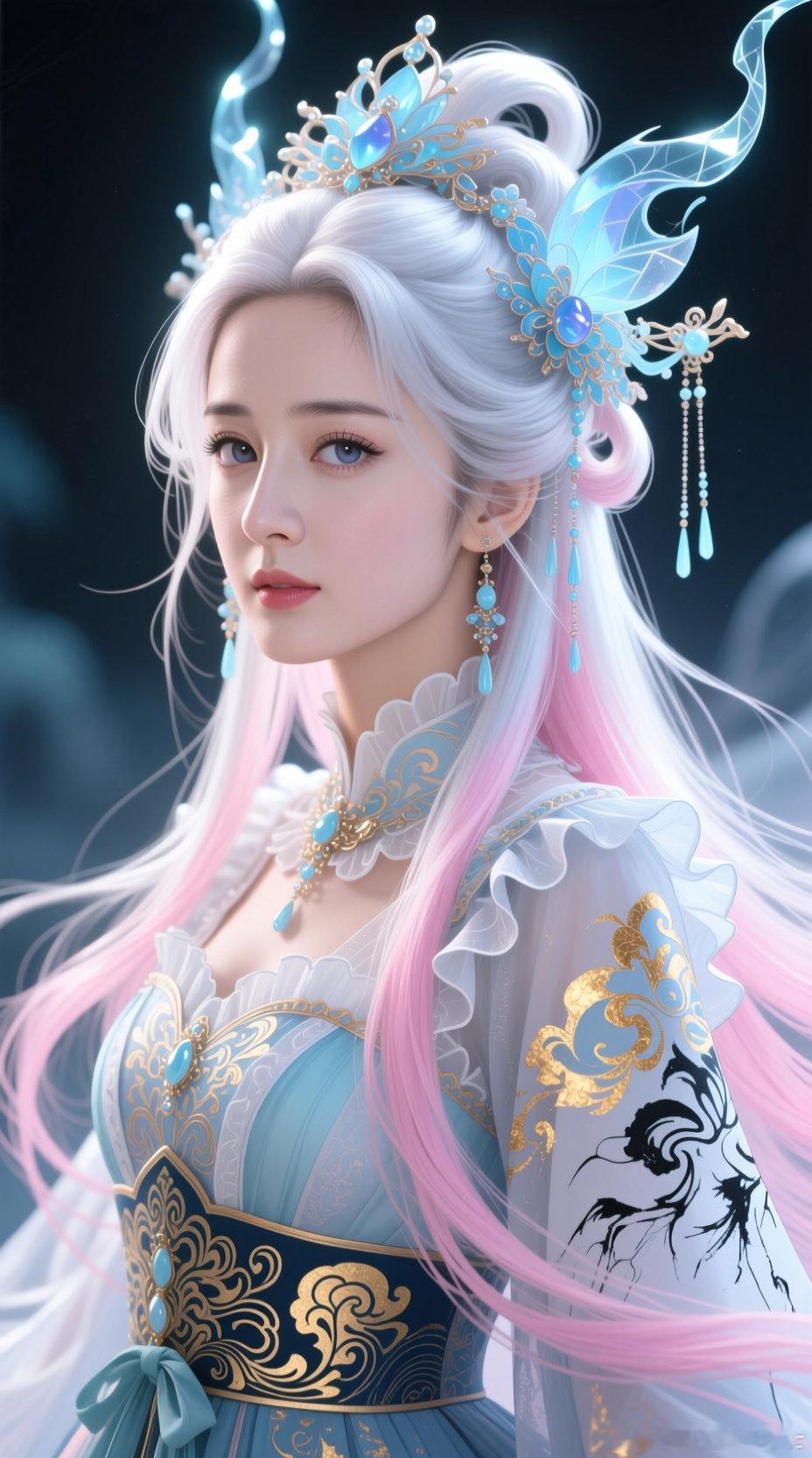 #AI[超话]# 以前制作的AI美人 ​