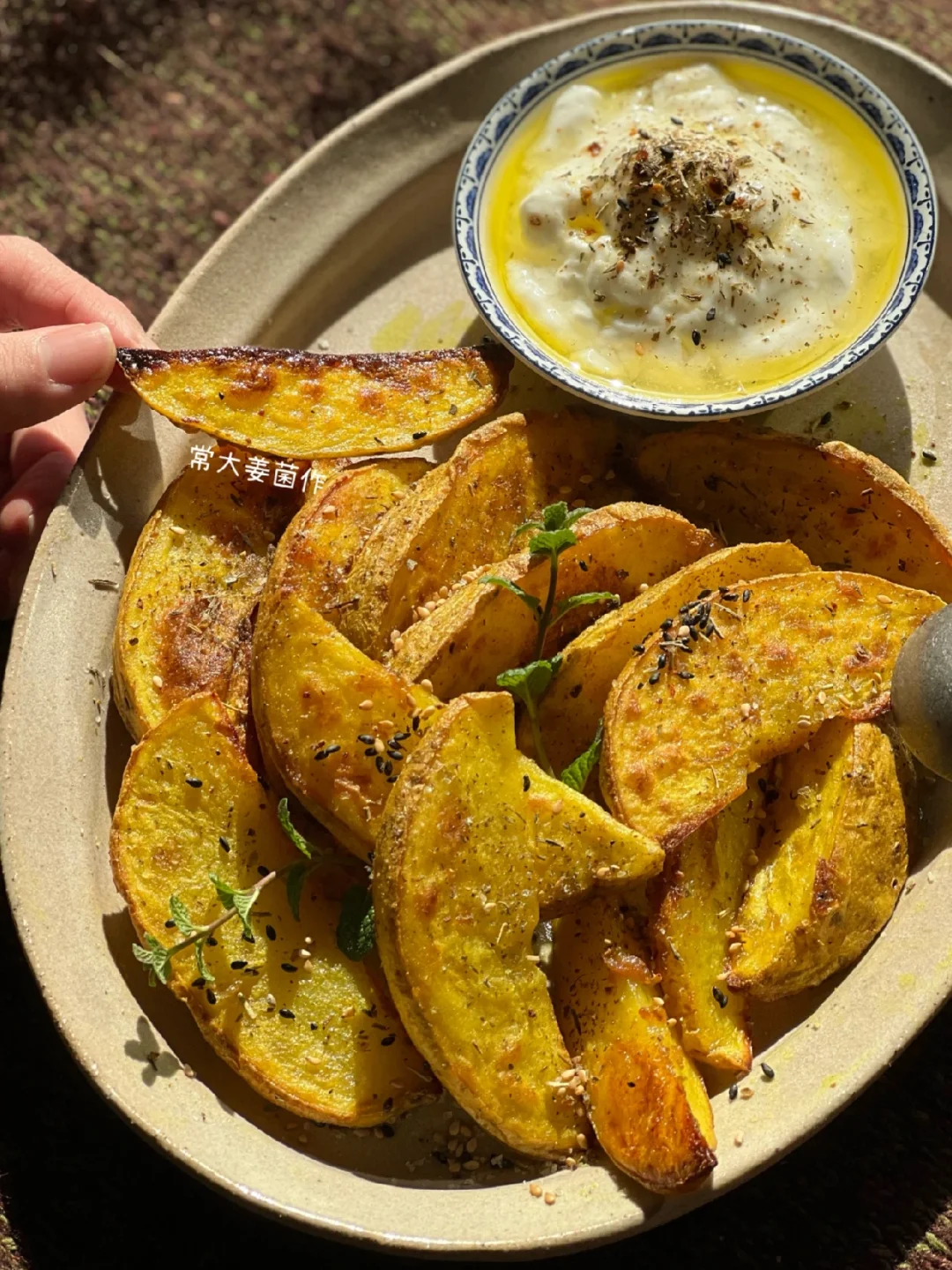 秒杀外售薯条‼️外酥里糯！低脂烤薯角🥔