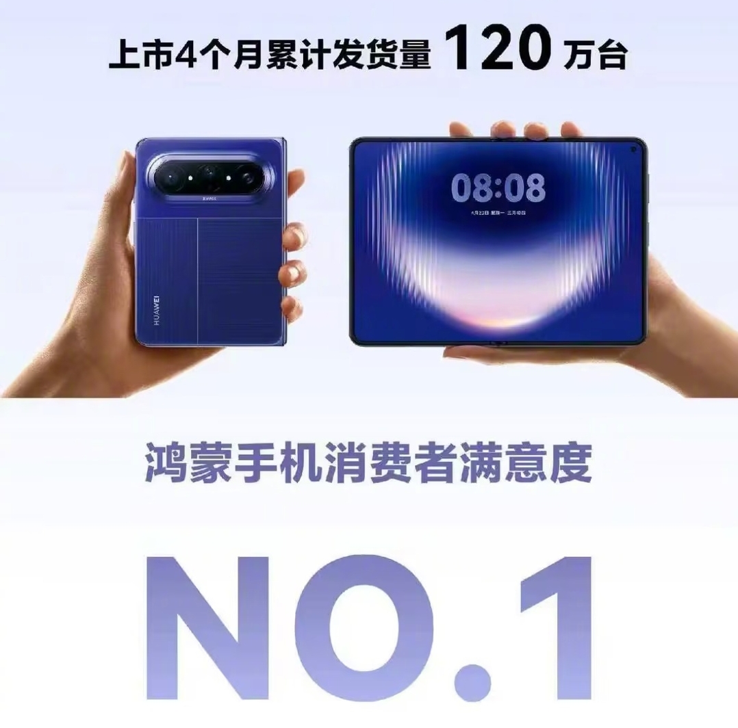 反向衬托的剧情就这么来了！苹果发个折叠屏iPhone Duo，结果华为Pura X Max销量直接暴涨76.5%。这哪是竞争，分明是友商反向助攻！

等苹果的用户看完配置和定价，再想想漫长的等待期，转头就买了现货华为。再看某米，软件适配总是差点意思。这么一对比，华为“阔折叠”和“阔直板”的真实使用价
