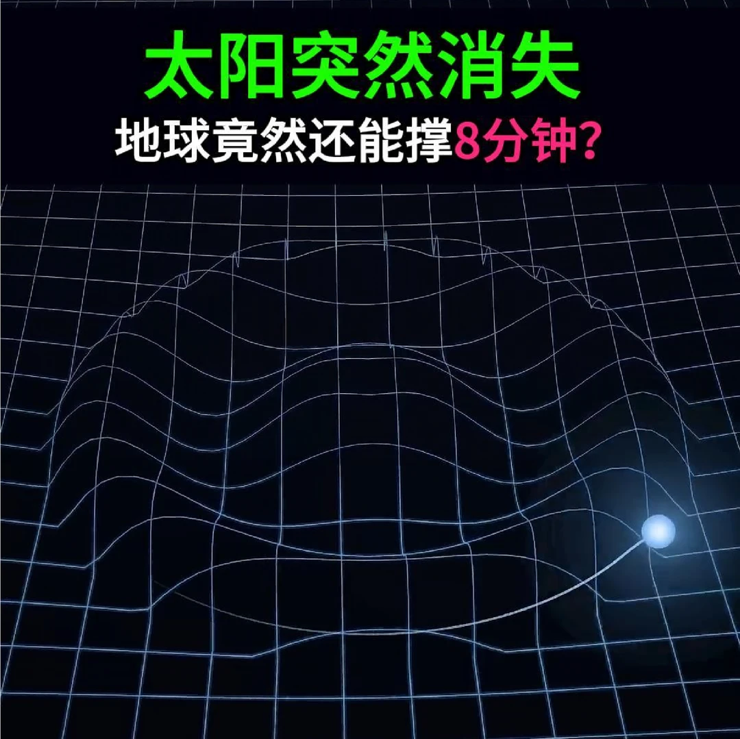 科学家是不是弄错了呀？科学家居然说假如太阳突然消失，地球8分钟后天空才会变黑！人
