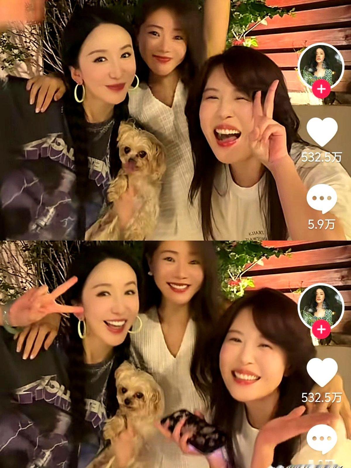 胡一菲美嘉唐悠悠同框了，镜头一晃，多少人揉了揉眼睛没敢认。

这仨《爱情公寓》的老熟人凑一块，没等来新剧，倒等来了满屏的网红滤镜。曾经拼命想往实力派扎的邓家佳，如今也和娄艺潇李金铭一样，熟练地坐在镜头前喊着上链接。

私下能聚，说明当年的感情是真铁。但看着屏幕里变了模样的脸，老粉心里五味杂陈。

青