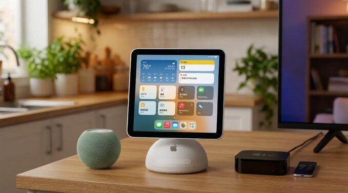 苹果首款智能家庭中枢HomePad[思考]

灵感致敬经典iMac G4球形底座+可调节悬臂，同场还有升级HomePod mini、新版Apple TV，全套智能家居生态更新。

曾经的iMac G4，进化成未来的家庭智能中控了 ​