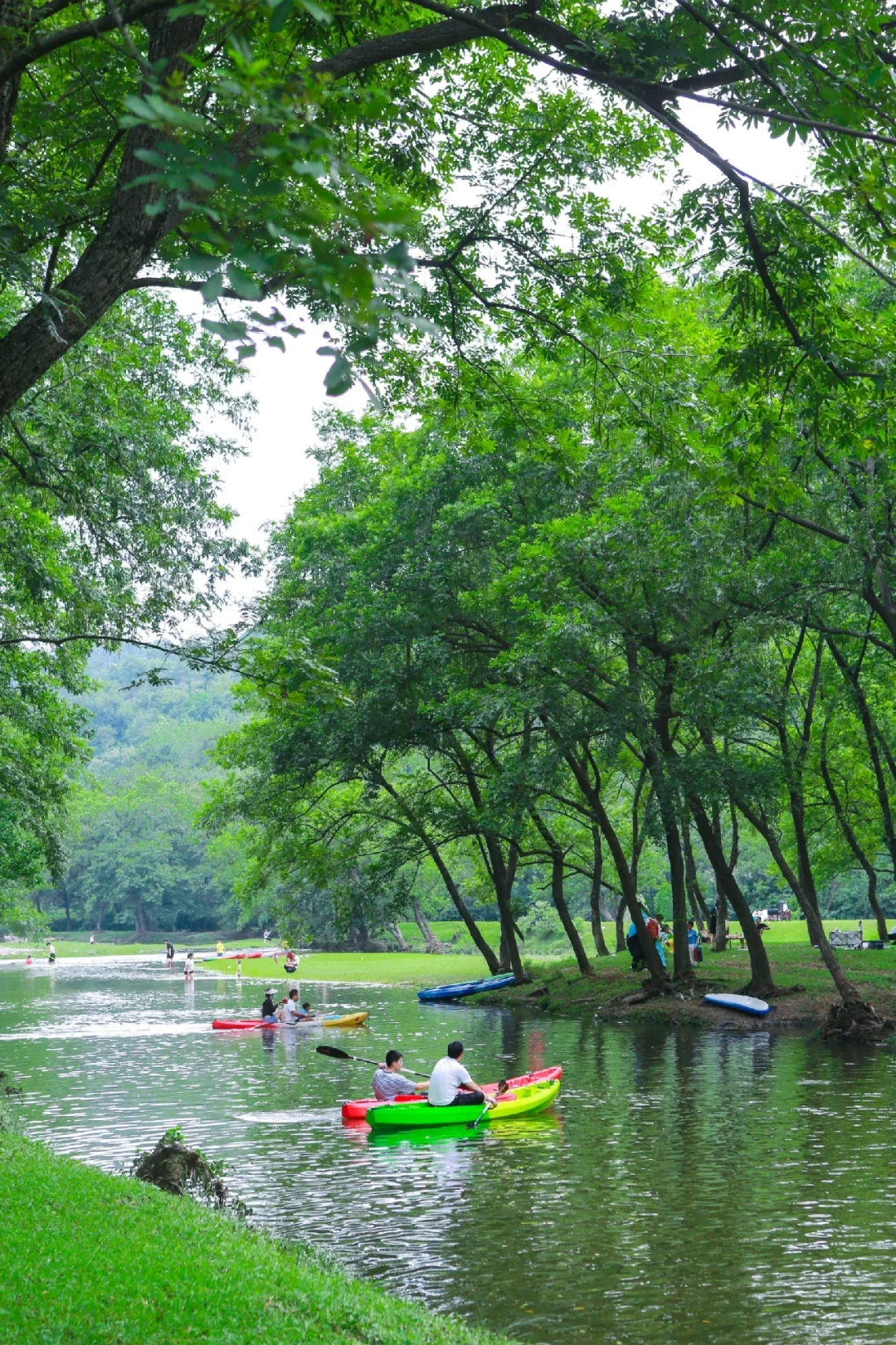 终于找到了‼️武汉周边可划船玩水免费露营地