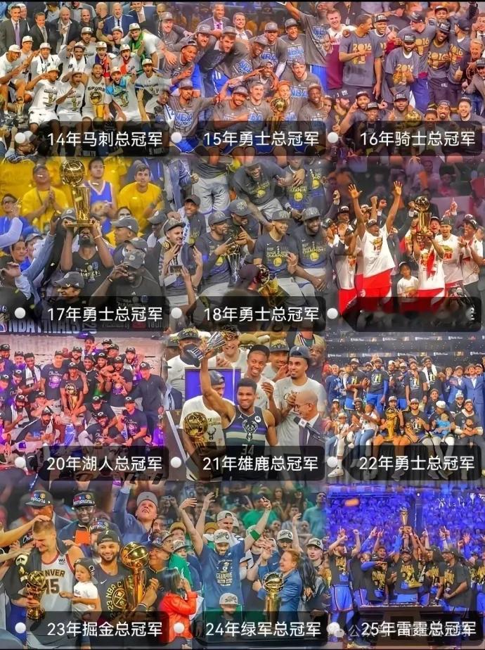 含金量最高总冠军，非詹姆斯莫属！  近10年NBA总冠军里，2016年...