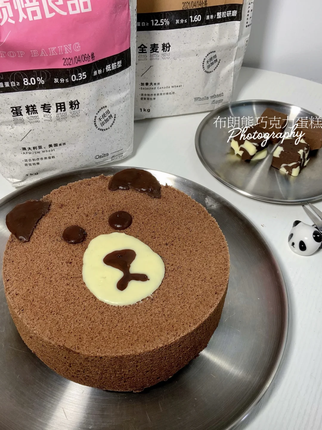 布朗熊巧克力蛋糕｜简单教程🐻儿童节限定👼