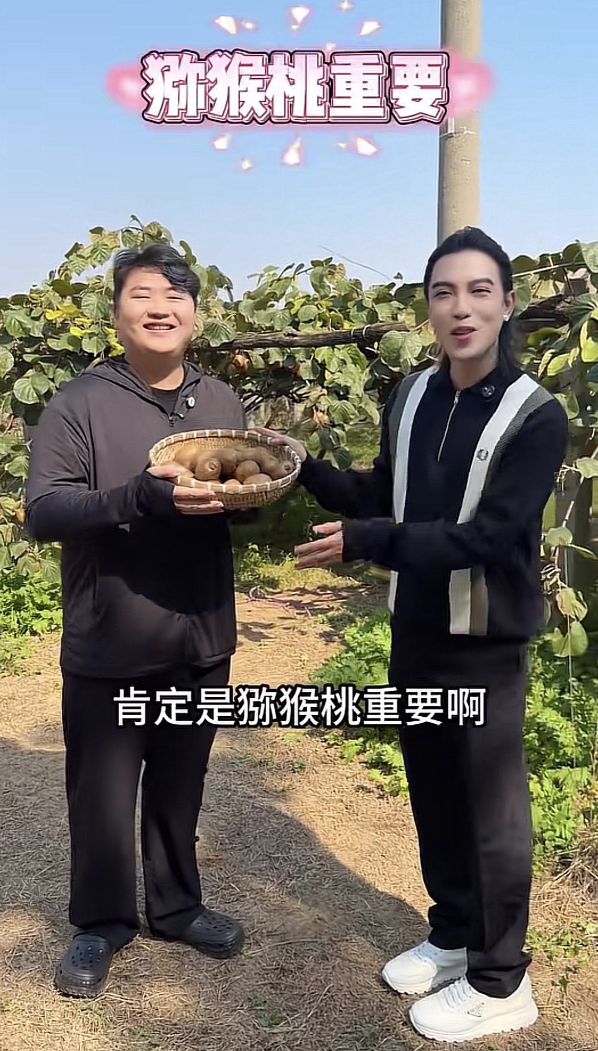 就在明天中午12点，
全进华要和一枝梅一起直播助农卖猕猴桃了，广东非常有实力的两位主播，首次合体，两人太有梗了。

一见面就被打趣，一枝梅：“说实话，第一次见你很开心，但是你长得挺像猕猴桃的，要不以后你就把进华两个字改成猴桃吧”。

全进华这回遇到对手了，一支梅太社牛了，给我们全进华整不好意思了，直