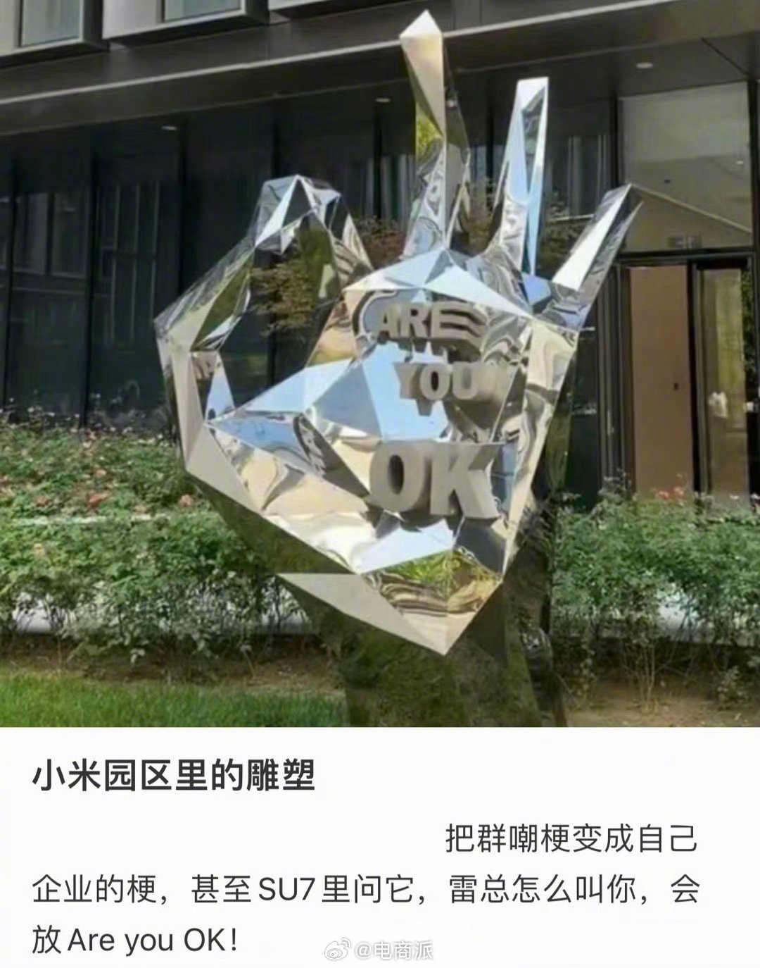 小米又整活了，雷军把“Are You OK”放进玄戒O3，寓意万事OK。

#雷军说芯片很贵不建议拆开看彩蛋# ​