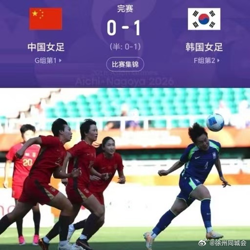 #中国女足上一次赢韩国已是四年前##中国女足处在新老交替阵痛期#
2022女足亚洲杯决赛，中国女足0‑2落后顽强逆转，3‑2击败韩国拿下冠军，这也是球队至今最后一次正式大赛战胜韩国。此后四年多双方四次正式交手：2022东亚杯1‑1、2023奥预赛1‑1、2025东亚杯2‑2，名古屋亚运会铜牌战中国女足0‑1不敌 ​