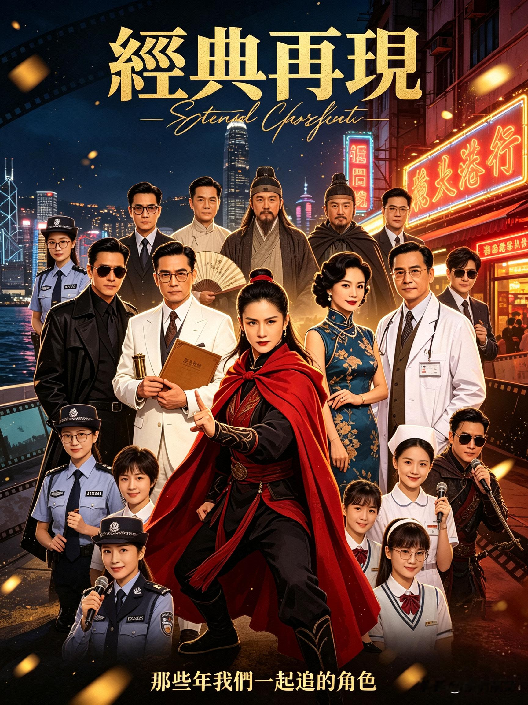 那些年香港tvb和电影的黄金时代，再也回不去了。最近重温了几部 tvb经典电视剧《刑事侦缉档案》《陀枪师姐》《法证先锋》，每一个角色都太经典了，每一个配角都完全有血有肉，想想如今的香港影视环境，真是感叹一句“时不可兮再得，聊逍遥兮容与”。