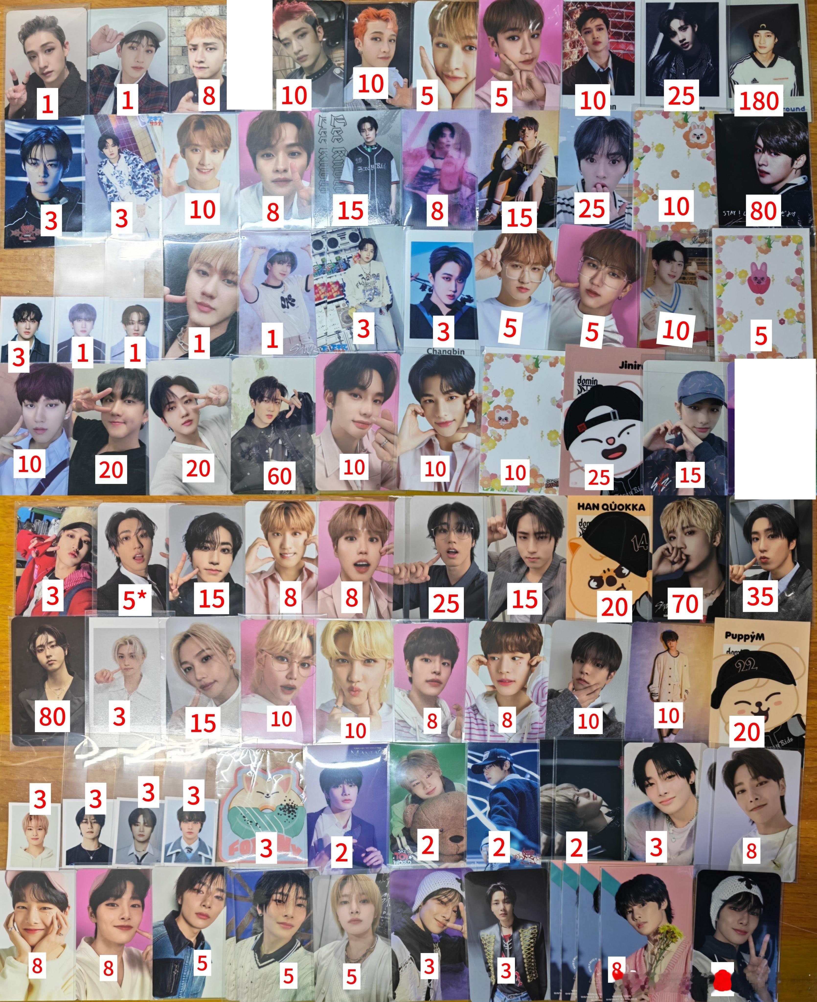 #StrayKids周边[超话]# 
标价单出
满百包邮
包首重不包续重
pb会超重
广东邮6非偏10
————————————————————————
All sold separately!Welcome to buy[送花花]
—————————————————————————
tag：满额透卡 巴士贴纸 会员卡城 索尼鼠 fc抽选 玩具日周 粉 ​