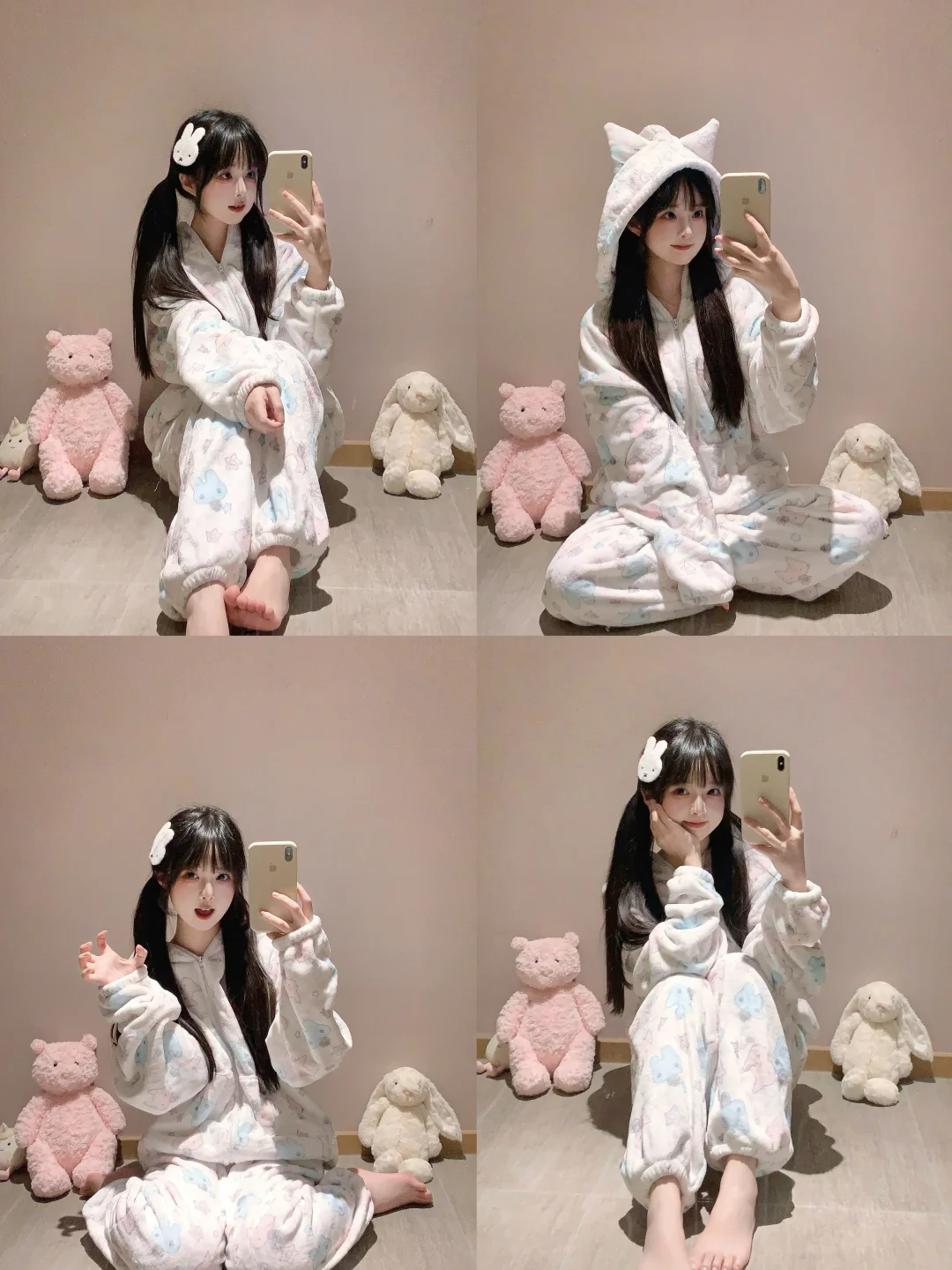 🤍存一些宅家对镜拍照姿势