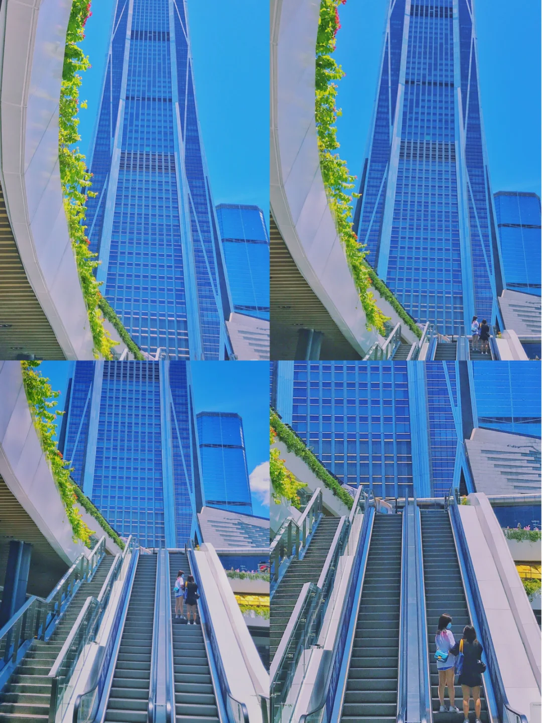 夏日下的平安金融中心