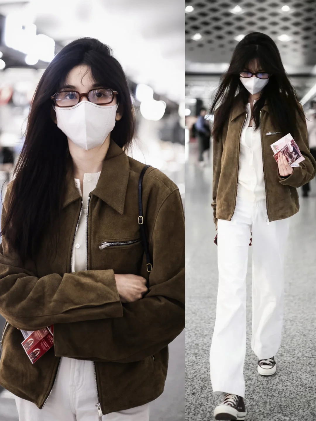 宋祖儿机场，简简单单就很美