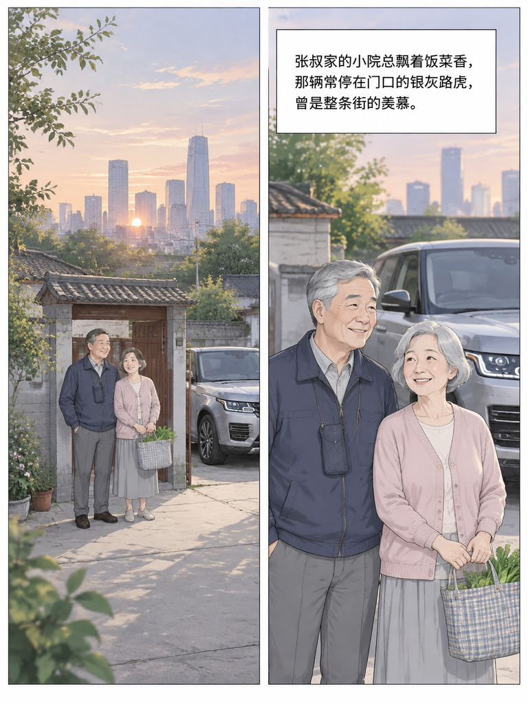 曾开路虎风风光光回村的挖掘机销售，2022年在西安被银行查封了房和车。

当年他赚够第一桶金飘了，闹离婚闹到跟父母拍桌决裂，老两口索性搬去西安，替他接娃做饭撑家，放话再闹就当没这个儿子。

那几年他像人间蒸发，谁能想到后来他天天回家，开着二手车还债？

如今孙女考上了西北大学，老两口也回老家了这反转